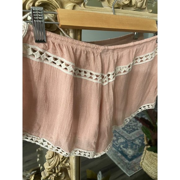 Eberjey Pipa Cotton Embroidered Tassel Shorts Sz S/M - Picture 5 of 8